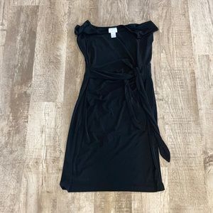 4/$12 black maternity dress